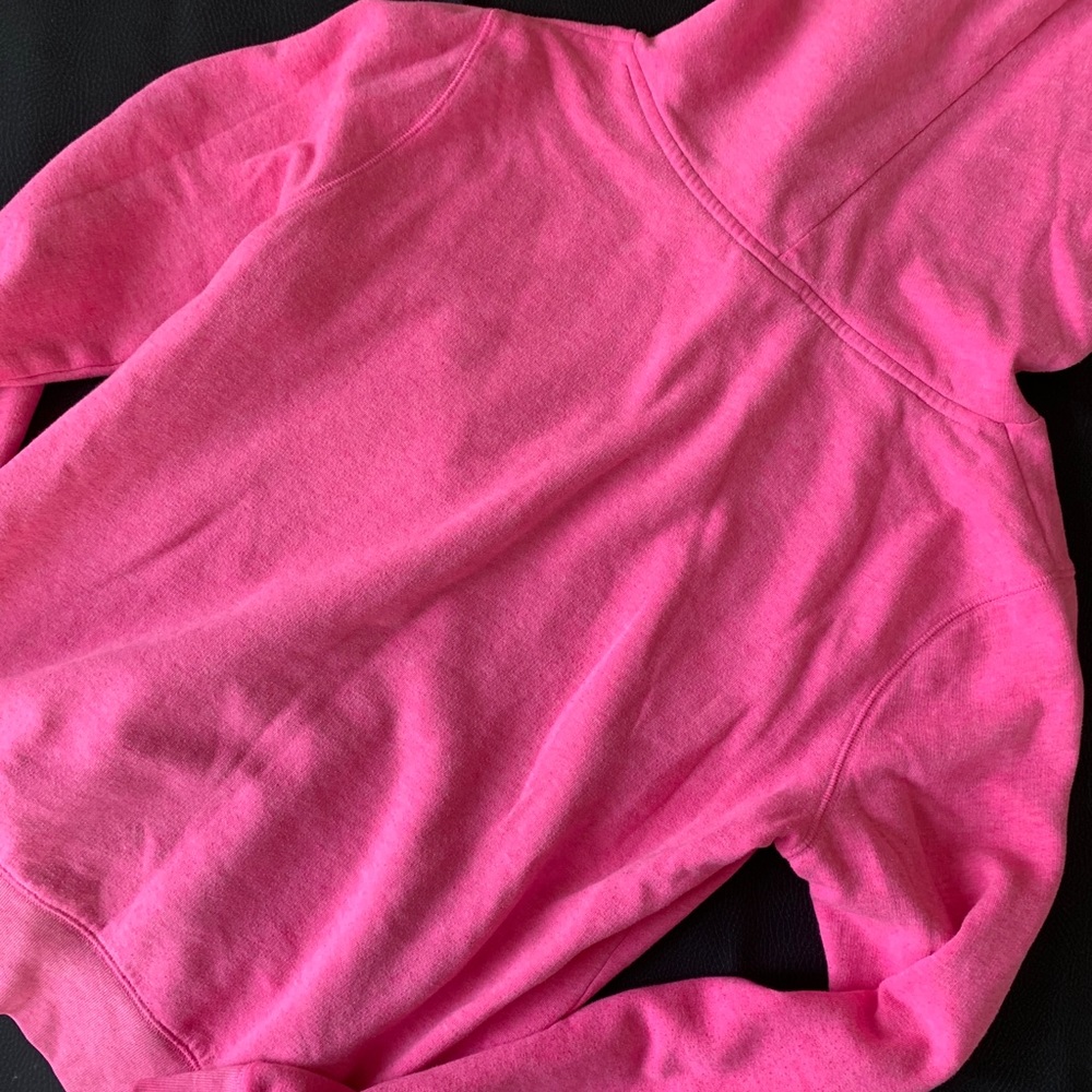Pink Victoria's Secret Hot Pink Hoodie - Picture 5 of 6